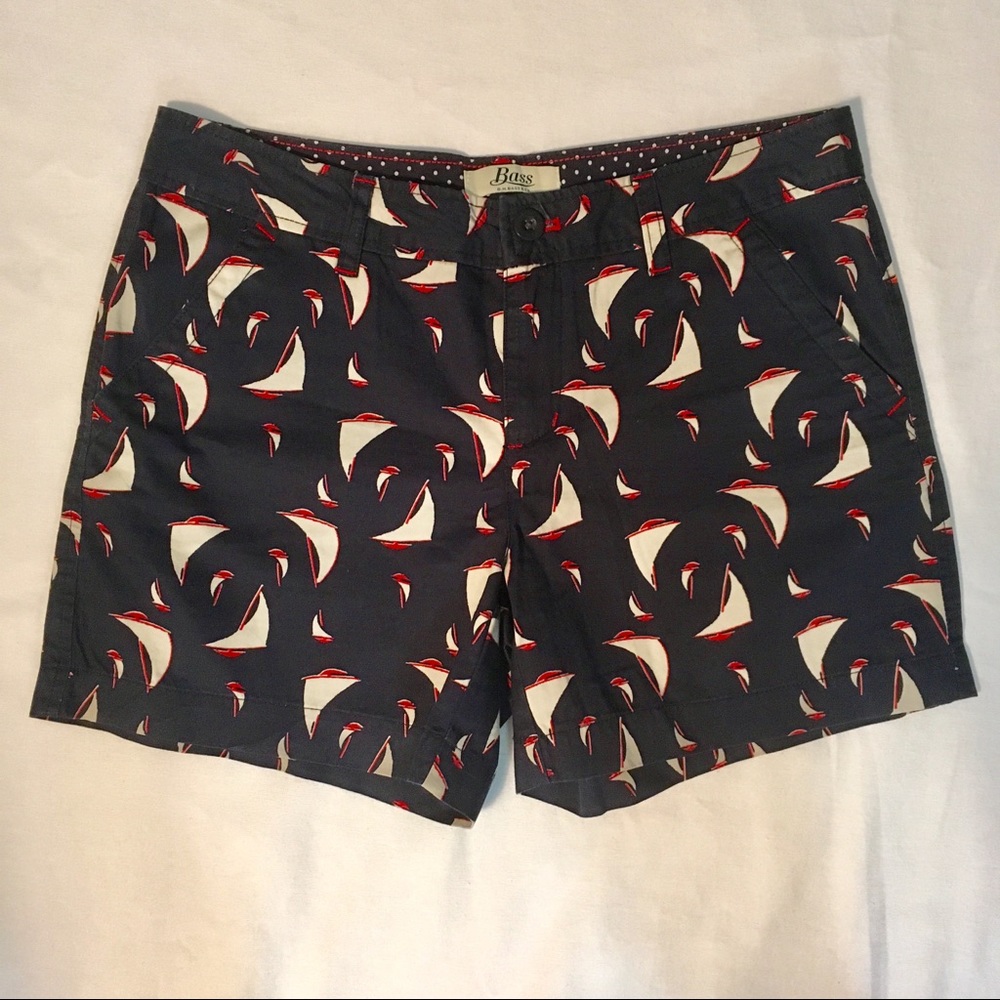 Bass Navy Sailboat You Gotta Regatta Style Shorts - Picture 2 of 6